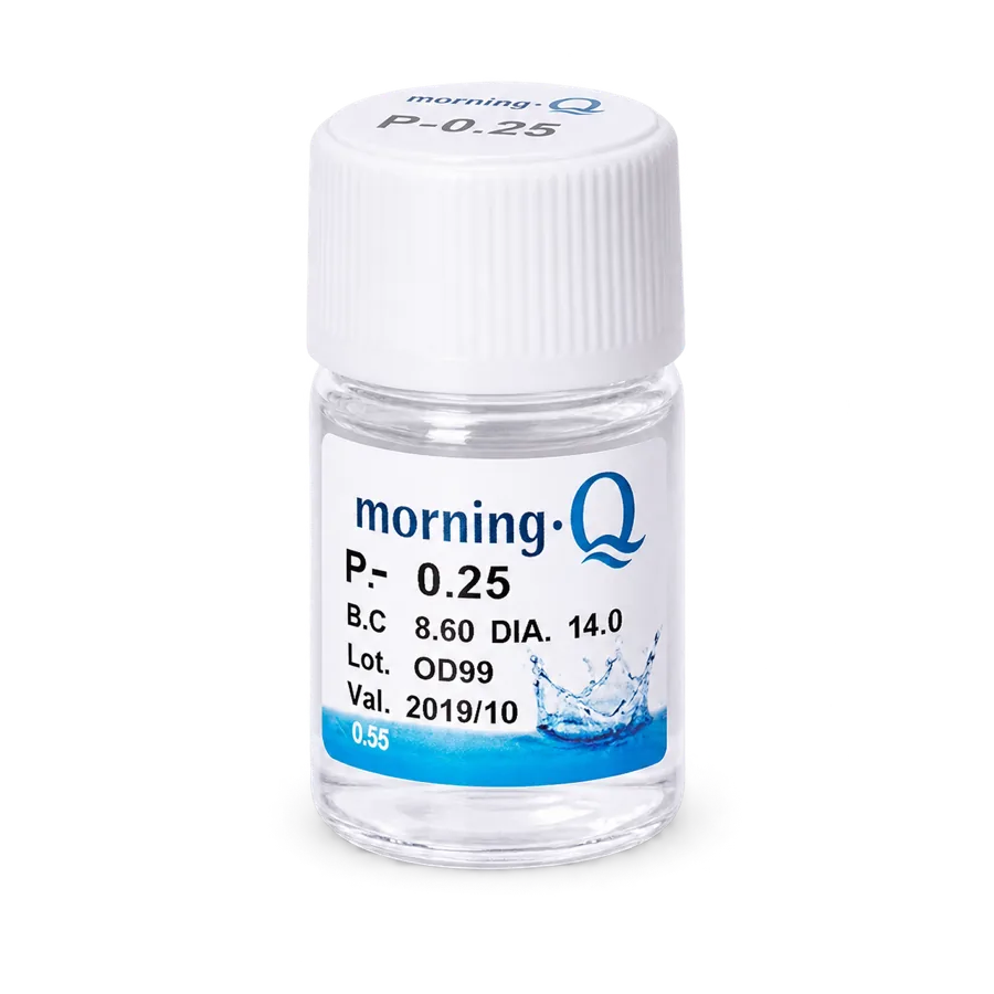 Lente de contato de reposição anual Morning — frasco
